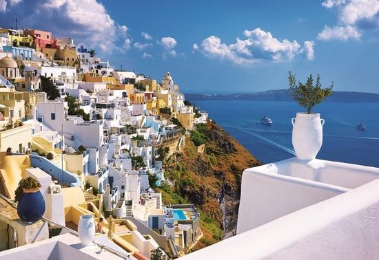 TREFL Puzzle Santorini, Řecko 1500 dílků - 26119