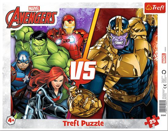 Levně TREFL Puzzle Nepřemožitelný tým Avengers 25 dílků