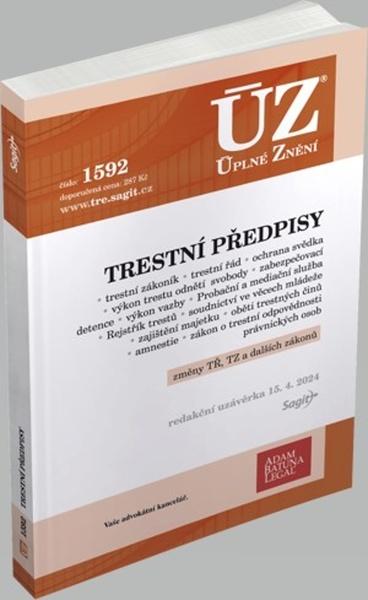ÚZ 1592 Trestní předpisy - 9788074886348