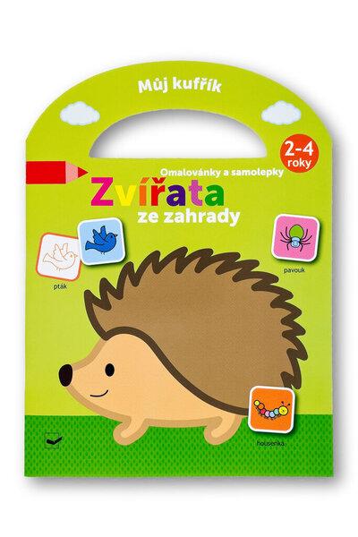 Levně Můj kufřík Omalovánky a samolepky Zvířata ze zahrady