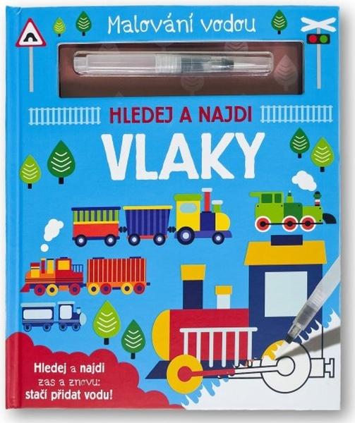 Levně Malování vodou Vlaky