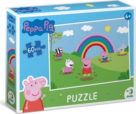 Levně DODO Prasátko Peppa Duhové radovánky 60 dílků