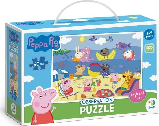 DODO Puzzle s hledáním obrázků Prasátko Peppa 50 dílků - 200473