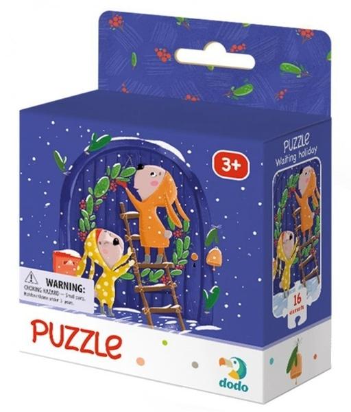 DODO Puzzle Čekání na Vánoce 16 dílků - 300263
