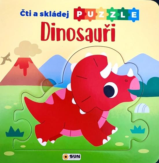Levně Dinosauři Čti a skládej puzzle