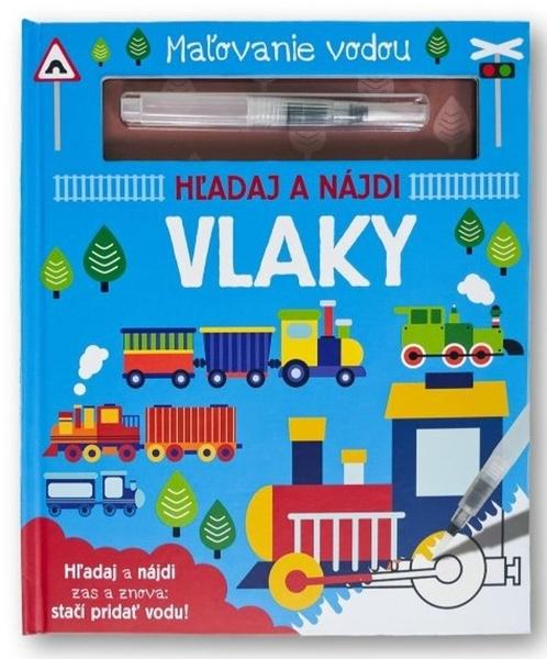 Levně Maľovanie vodou Vlaky