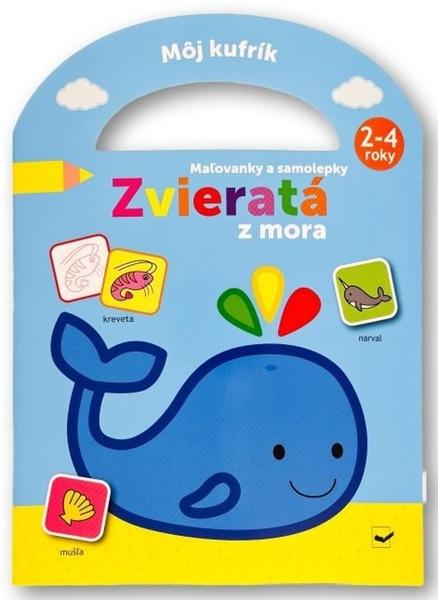 Levně Môj kufrík Zvieratá z mora Maľovánky a samolepky