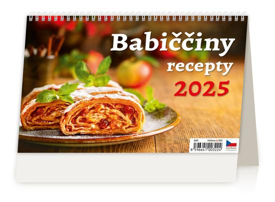 Babiččiny recepty 2025 - stolní kalendář