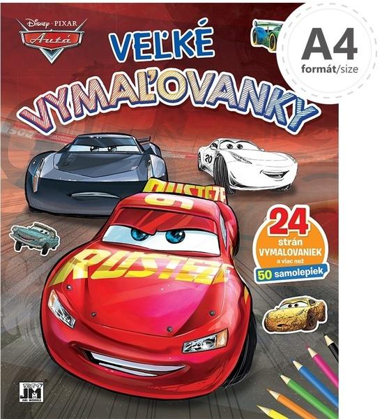 Levně Veľké vymaľovanky Autá