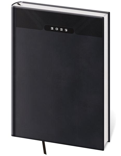 Denní diář 2025 A5 Print Classic černý