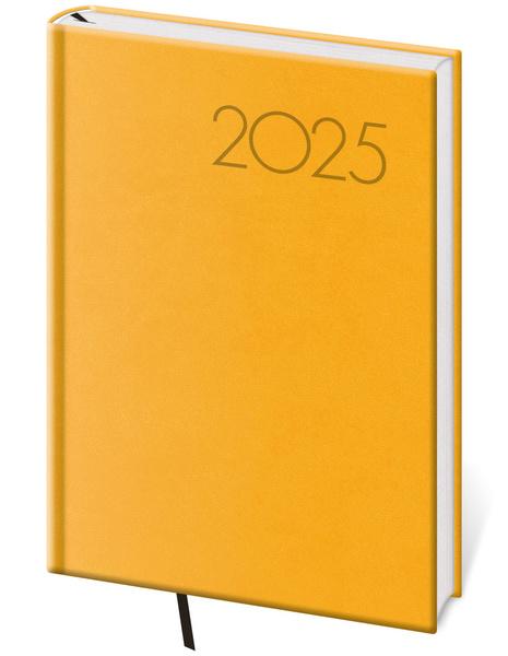 Denní diář 2025 A5 Print Pop žlutý