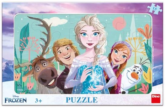 Levně DINO Puzzle Ledové království: Rodina 15 dílků