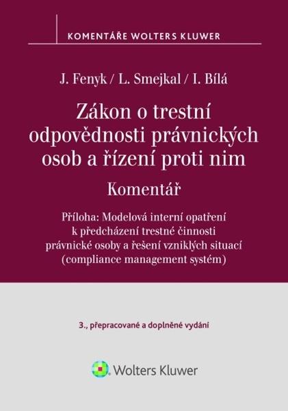 Levně Zákon o trestní odpovědnosti právnických osob a řízení proti nim