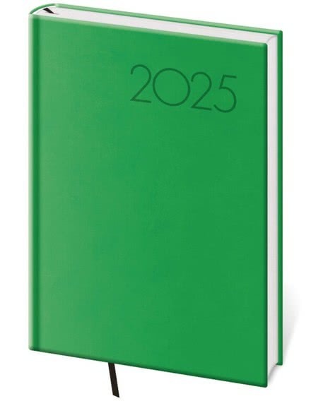Týdenní diář 2025 A5 Print Pop světle zelený