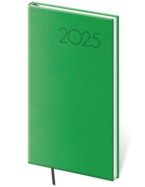 Kapesní diář 2025 Print Pop světle zelený