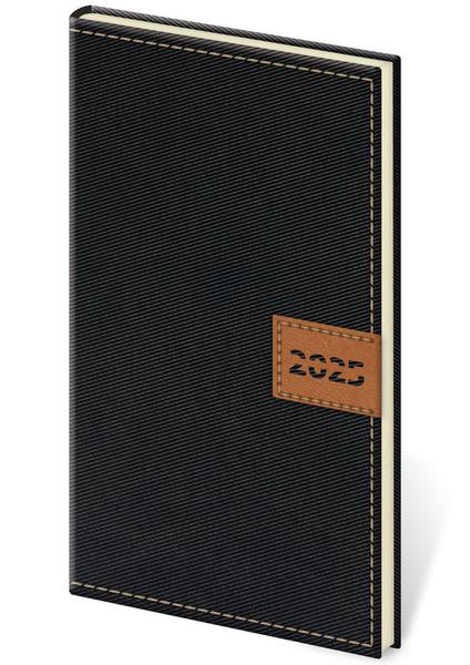 Kapesní diář 2025 Toledo černý
