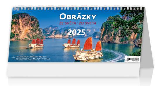 Obrázky ze světa 2025 - stolní kalendář
