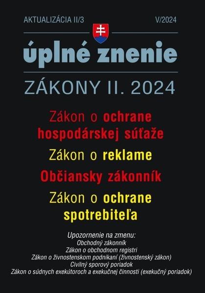 Levně Aktualizácia II/3 2024 – Občiansky zákonník a ochrana spotrebiteľa