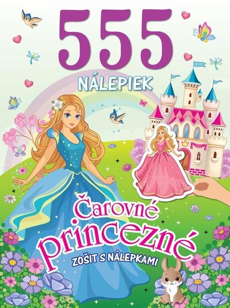 Levně 555 nálepiek Čarovné princezné