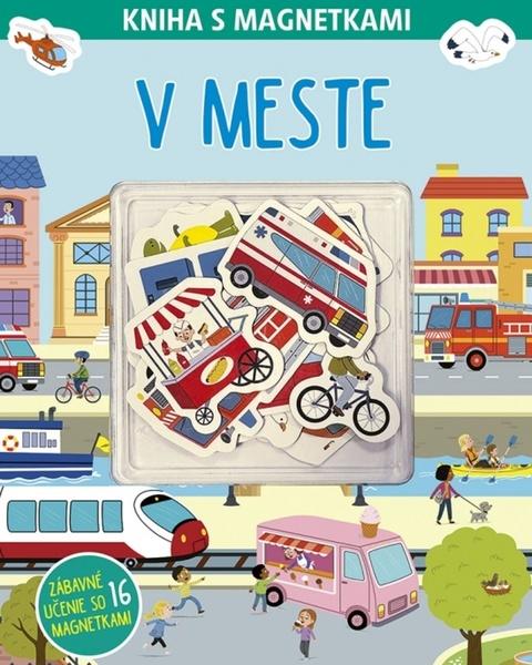 Kniha s magnetkami V meste - 9788055192277
