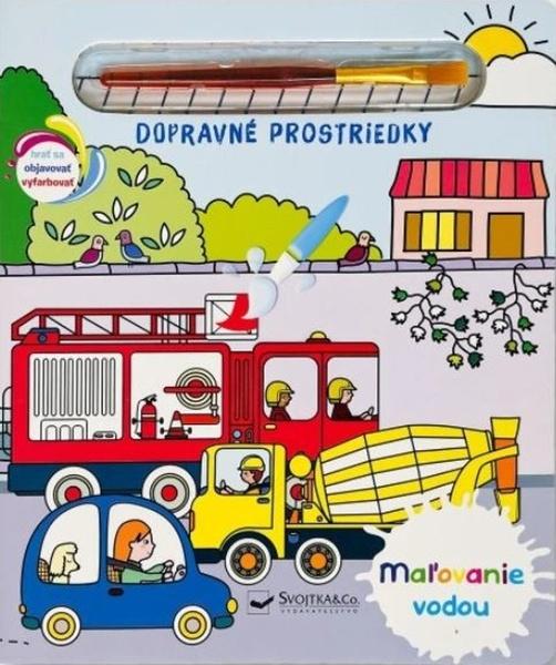 Levně Maľovanie vodou Dopravné prostriedky