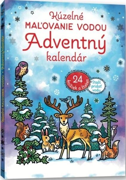 Levně Kúzelné maľovanie vodou Adventný kalendár