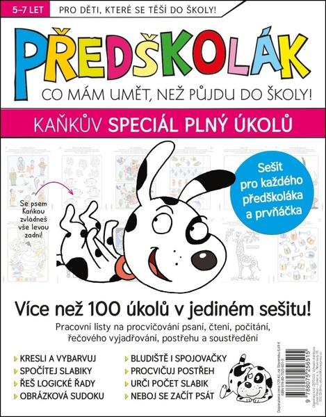 Levně Předškolák Kaňkův speciál plný úkolů