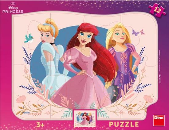 Levně PRINCEZNY 12 deskové tvary Puzzle