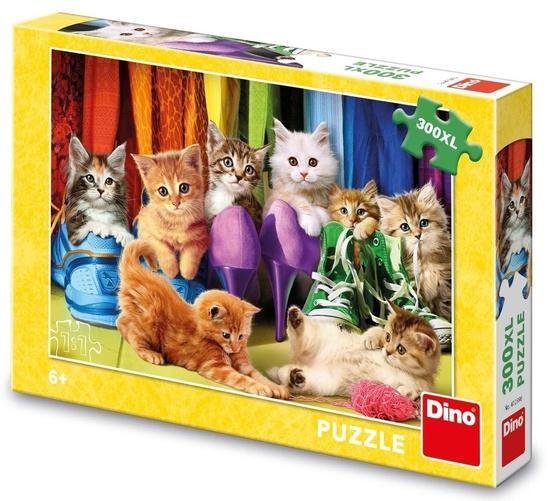Puzzle 300XL Barevná koťátka - DI472396