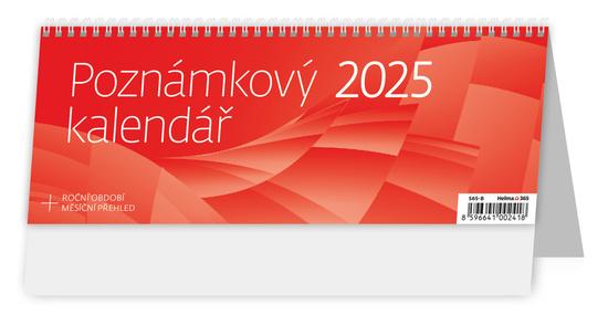 Poznámkový kalendář Office 2025 - stolní kalendář