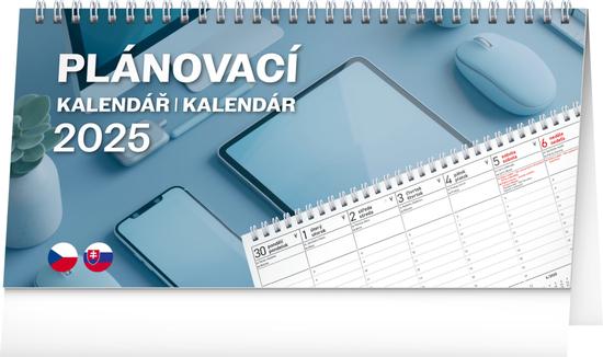 Plánovací kalendář 2025 - stolní kalendář
