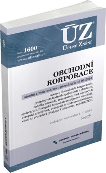 ÚZ 1600 Obchodní korporace - 9788074886423