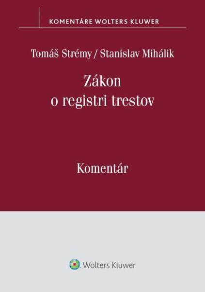 Levně Zákon o registri trestov