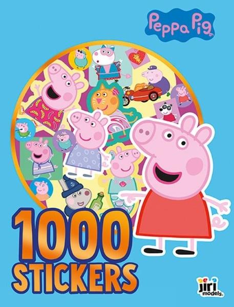 Levně 1000 samolepek v sešitu Prasátko Peppa