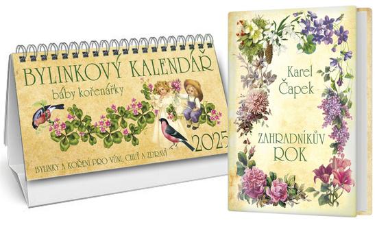 Bylinkový kalendář 2025 + Zahradníkův rok - 9788088442202