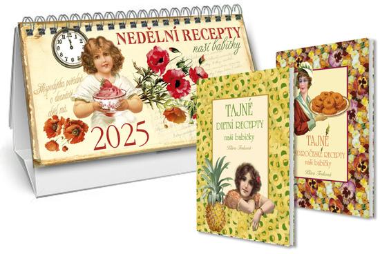 Stolní kalendář nedělní menu 2025 - 9788088442233