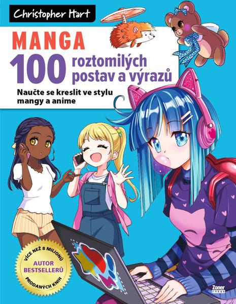 Levně Manga 100 roztomilých postav a výrazů