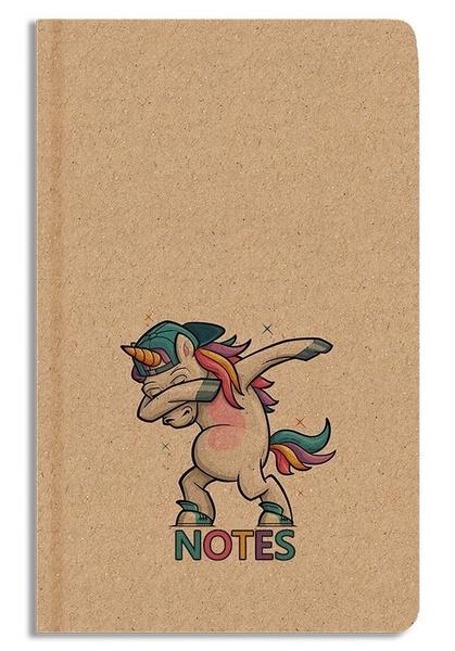 Levně Notes linkovaný A5 kraft Unicorn
