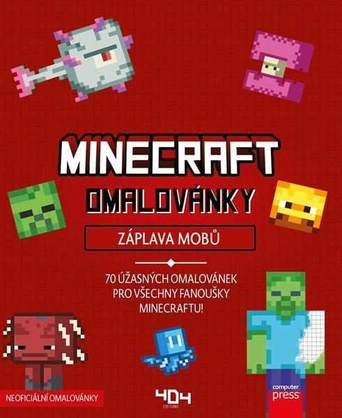 Levně Omalovánky Minecraft Záplava mobů