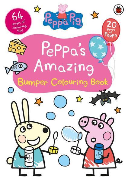 Levně Peppa Pig: Peppa's Amazing Bumper Colouring Book