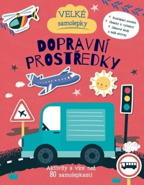 Levně Velké samolepky Dopravní prostředky