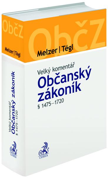 Občanský zákoník § 1475-1720 Velký komentář - 9788074009570
