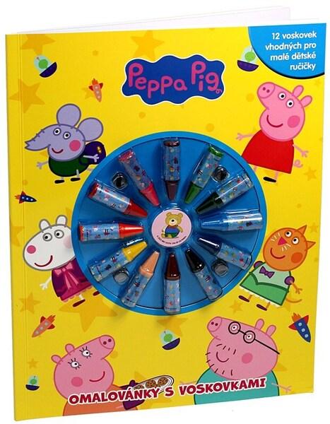 Peppa Pig Omalovánky s voskovkami
