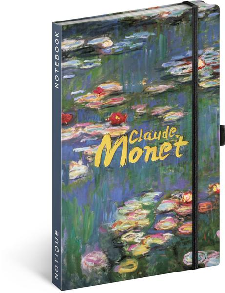 Levně Notes Claude Monet linkovaný
