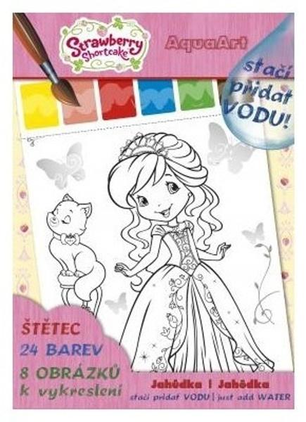Levně Omalovánka A4 Akim AquaArt - stačí přidat vodu! - Strawberry Shortcake