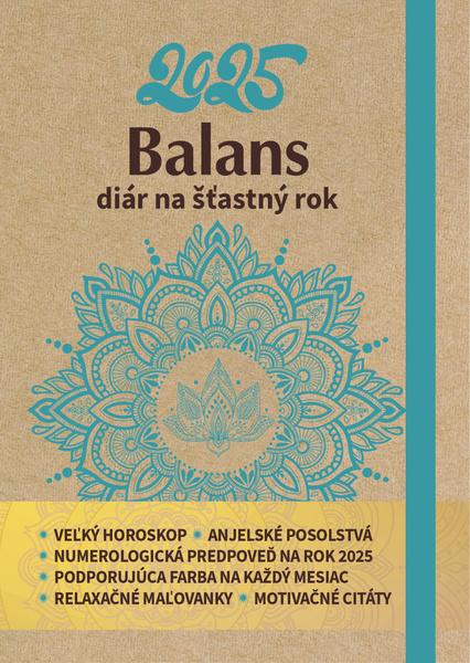 Balans diár na šťastný rok 2025 - 9788082541055