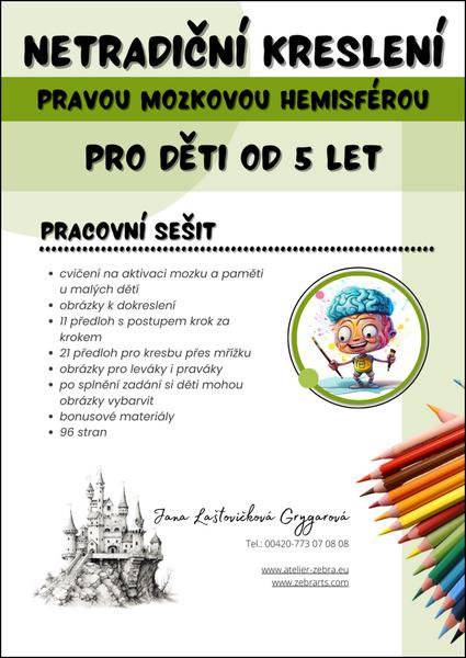 Levně Netradiční kreslení pravou mozkovou hemisférou