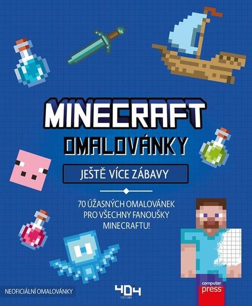 Levně Omalovánky Minecraft Ještě více zábavy