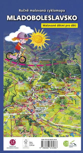 Ručně malovaná cyklomapa Mladoboleslavsko - 9788088616986