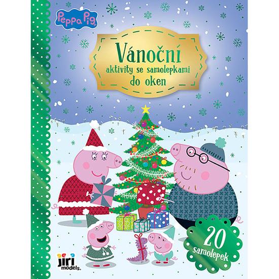 Levně Vánoční aktivity se samolepkami do oken Peppa